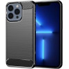 Techsuit - Carbon Silicone - iPhone 13 Pro Max - Black