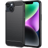 Techsuit - Carbon Silicone - iPhone 14 - Black