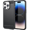 Techsuit - Carbon Silicone - iPhone 14 Pro - Black