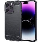 Techsuit - Carbon Silicone - iPhone 14 Pro Max - Black