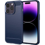Techsuit - Carbon Silicone - iPhone 14 Pro Max - Blue