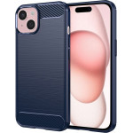 Techsuit - Carbon Silicone - iPhone 15 - Blue