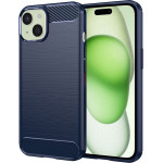 Techsuit - Carbon Silicone - iPhone 15 Plus - Blue