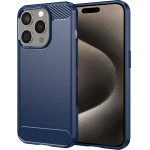 Techsuit - Carbon Silicone - iPhone 15 Pro Max - Blue