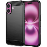 Techsuit - Carbon Silicone - iPhone 16 Plus - Black
