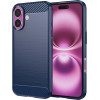 Techsuit - Carbon Silicone - iPhone 16 Plus - Blue