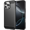 Techsuit - Carbon Silicone - iPhone 16 Pro - Black