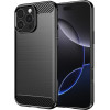 Techsuit - Carbon Silicone - iPhone 16 Pro Max - Black