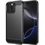 Techsuit - Carbon Silicone - iPhone 16 Pro Max - Black