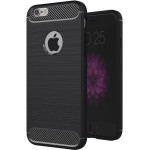 Techsuit - Carbon Silicone - iPhone 6 / iPhone 6s - Black