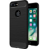Techsuit - Carbon Silicone - iPhone 7 Plus - Black