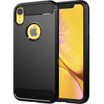 Techsuit - Carbon Silicone - iPhone XR - Black