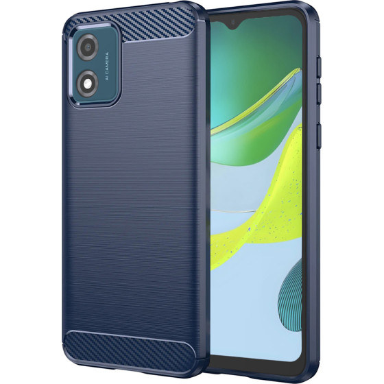 Techsuit - Carbon Silicone - Motorola Moto E13 - Blue