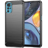 Techsuit - Carbon Silicone - Motorola Moto G22 - Black