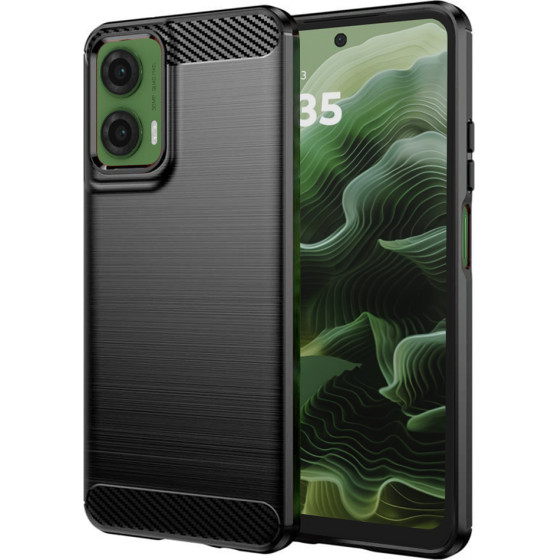 Techsuit - Carbon Silicone - Motorola Moto G35 - Black