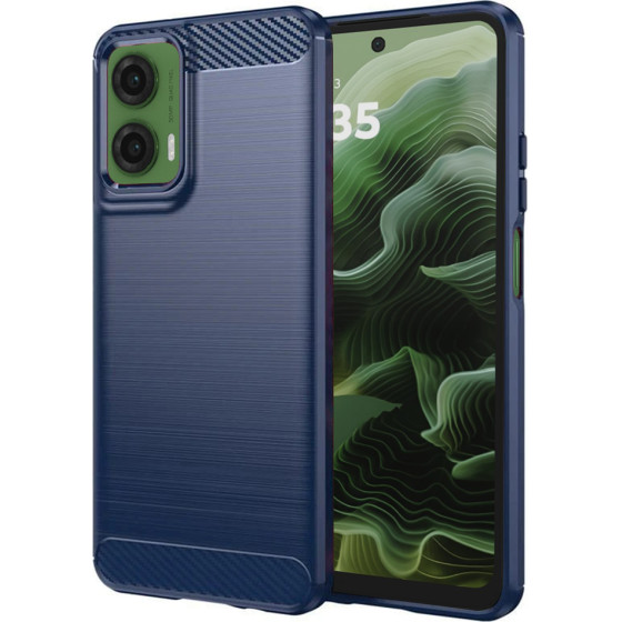 Techsuit - Carbon Silicone - Motorola Moto G35 - Blue