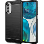 Techsuit - Carbon Silicone - Motorola Moto G52 4G / Moto G82 5G - Black