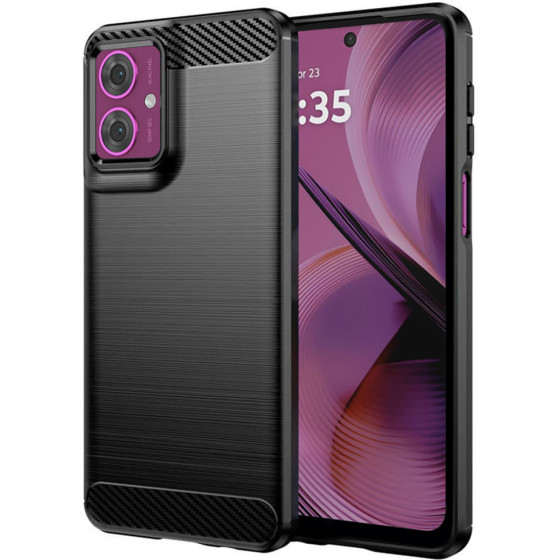 Techsuit - Carbon Silicone - Motorola Moto G55 - Black
