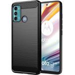 Techsuit - Carbon Silicone - Motorola Moto G60 - Black