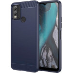 Techsuit - Carbon Silicone - Nokia C22 - Blue