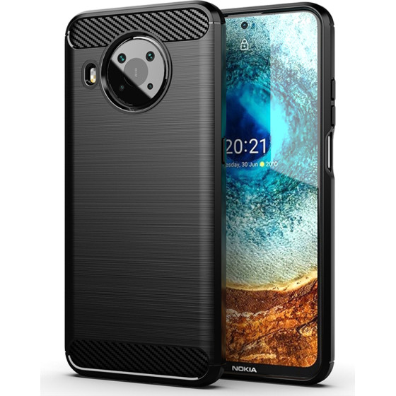 Techsuit - Carbon Silicone - Nokia X10 / X20 - Black