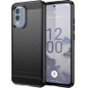 Techsuit - Carbon Silicone - Nokia X30 - Black
