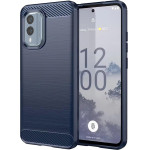 Techsuit - Carbon Silicone - Nokia X30 - Blue