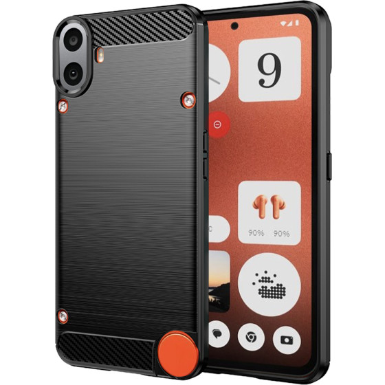Techsuit - Carbon Silicone - Nothing CMF Phone 1 - Black