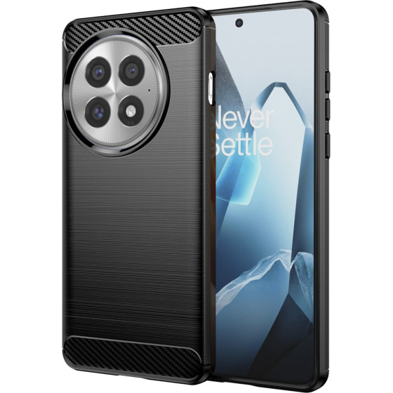 Techsuit - Carbon Silicone - OnePlus 13 - Black