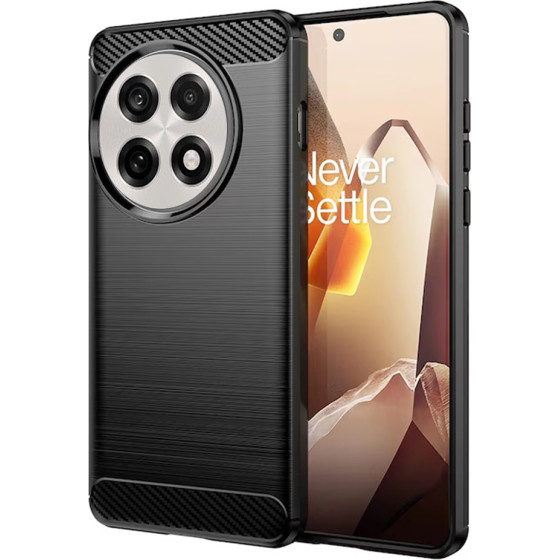 Techsuit - Carbon Silicone - OnePlus 13R - Black