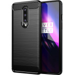 Techsuit - Carbon Silicone - OnePlus 8 - Black