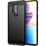 Techsuit - Carbon Silicone - OnePlus 8 Pro - Black