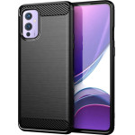 Techsuit - Carbon Silicone - OnePlus 9 - Black