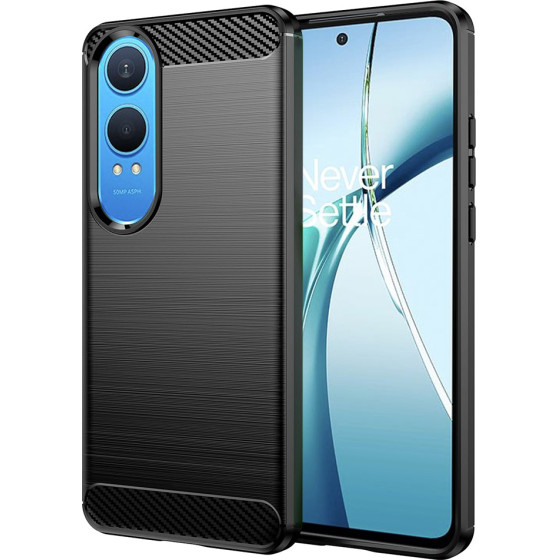 Techsuit - Carbon Silicone - OnePlus Nord CE4 Lite - Black