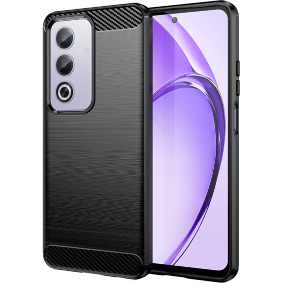 Techsuit - Carbon Silicone - Oppo A80 5G - Black