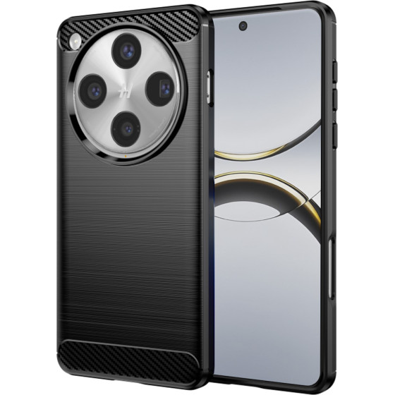 Techsuit - Carbon Silicone - Oppo Find X8 Pro - Black