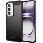 Techsuit - Carbon Silicone - Oppo Reno12 - Black