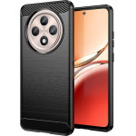 Techsuit - Carbon Silicone - Oppo Reno12 F 4G / Reno12 F 5G / Reno12 FS 4G / Reno12 FS 5G - Black