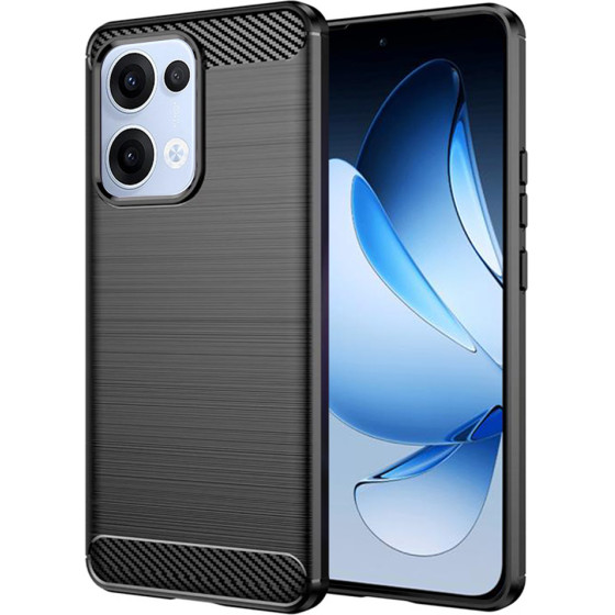 Techsuit - Carbon Silicone - Oppo Reno13 - Black