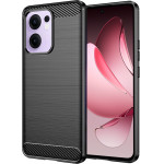 Techsuit - Carbon Silicone - Oppo Reno13 F 4G / Reno13 F 5G / Reno13 FS 5G - Black