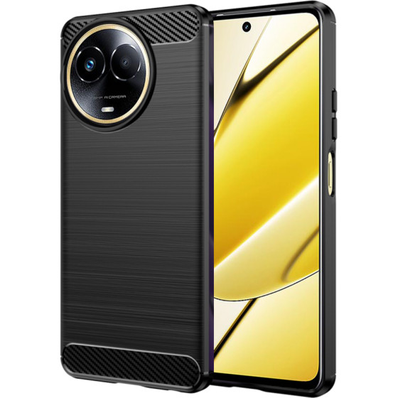 Techsuit - Carbon Silicone - Realme 11 5G - Black