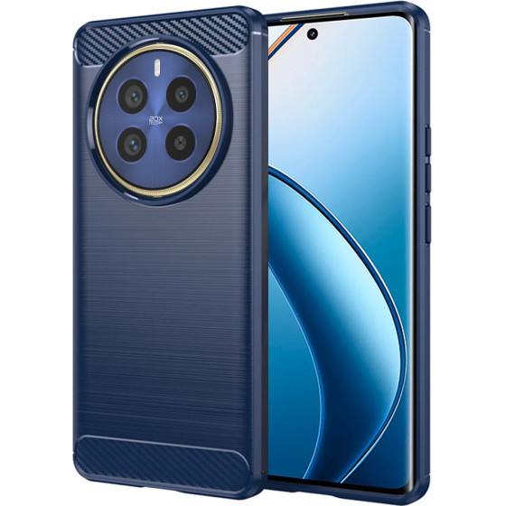 Techsuit - Carbon Silicone - Realme 12 Pro / 12 Pro+ - Blue
