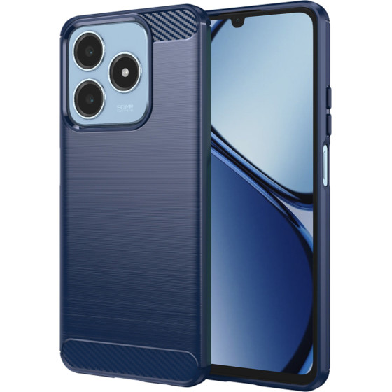 Techsuit - Carbon Silicone - Realme C61 / Realme C63 - Blue