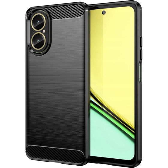 Techsuit - Carbon Silicone - Realme C67 4G - Black