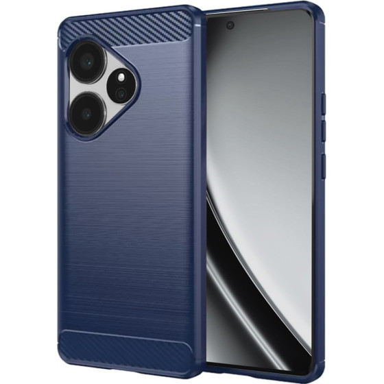 Techsuit - Carbon Silicone - Realme GT 6 / GT 6T - Blue