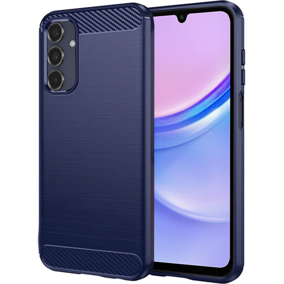 Techsuit - Carbon Silicone - Samsung Galaxy A15 4G / A15 5G - Blue