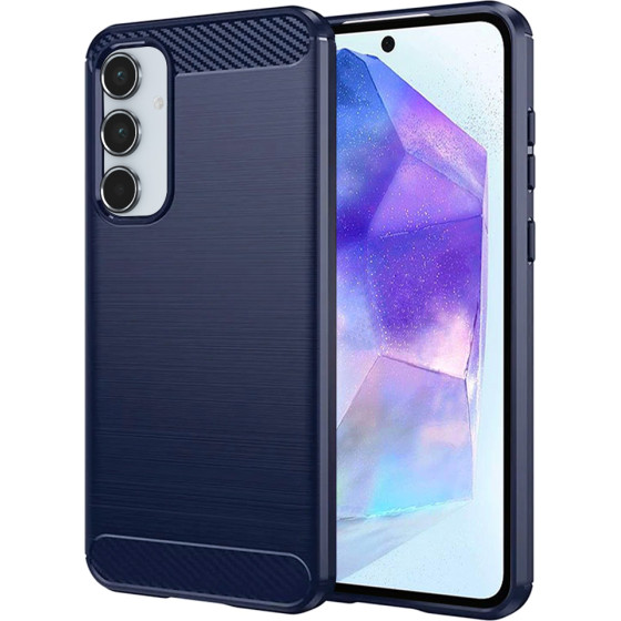 Techsuit - Carbon Silicone - Samsung Galaxy A55 5G - Blue