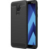 Techsuit - Carbon Silicone - Samsung Galaxy A6 Plus 2018 - Black