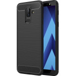 Techsuit - Carbon Silicone - Samsung Galaxy A6 Plus 2018 - Black