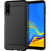 Techsuit - Carbon Silicone - Samsung Galaxy A7 2018 - Black